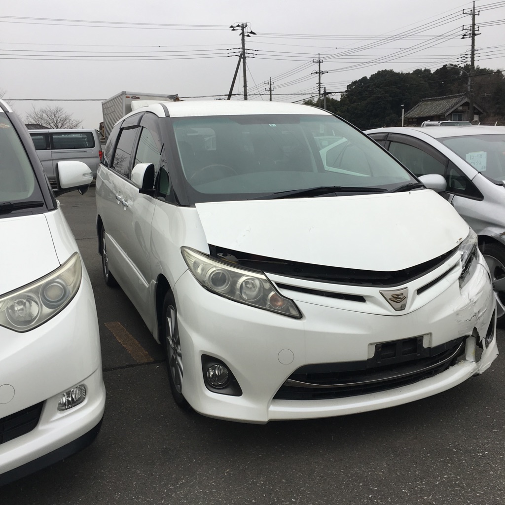 事故車エスティマ買取実績