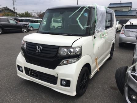 事故車NBOXカスタム買取実績